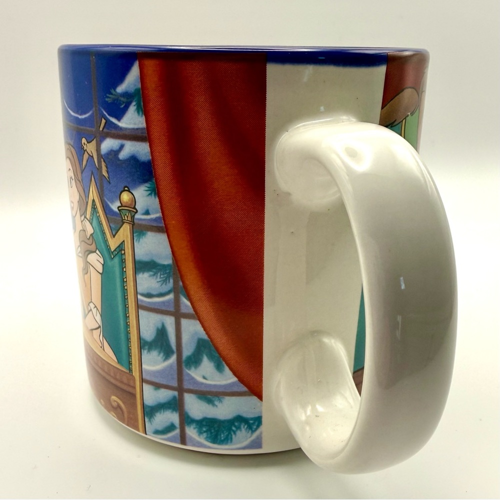 Disney-Vintage-Beauty and the Beast-Collectible Coffee Mug-EUC-No Box - Picture 4 of 10